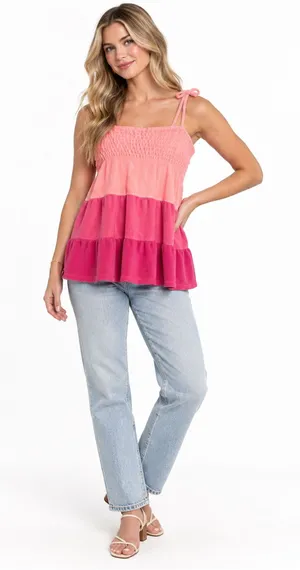 OP Ocean Pacific Pink Terry Cloth Swim Cover Up Mini Dress Y2K Style M thumbnail 1