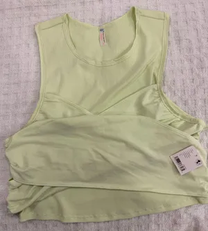 Free People Movement Limeaid Crossover Sports Tank, size Large NWT thumbnail 2