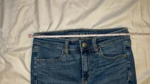 American Eagle Hi-Rise Jegging Jeans Size 4 Regular Medium Wash thumbnail 7