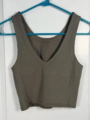 Lululemon Ribbed Softstreme Cropped Tank Top thumbnail 1