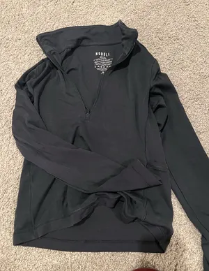 NOBULL Charcoal Full-Zip Hoodie thumbnail 2