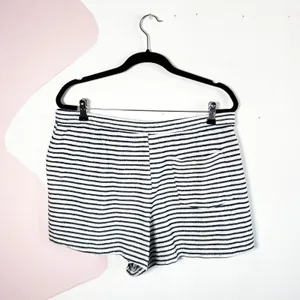 Aerie Shorts Womens XL Striped‎ Terry Cloth Pockets Vacation Beach Lounge thumbnail 2