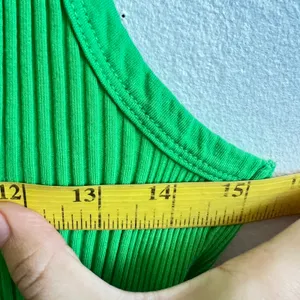 Aerie Green Ribbed Tank Top Casual Minimalist Soft Girl Athleisure Large‎ thumbnail 6