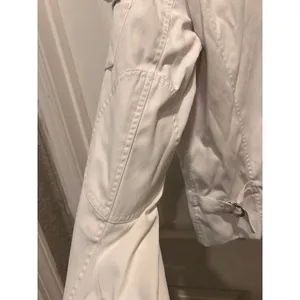 Lauren Ralph Lauren Womens‎ White Utility Safari Field Jacket Snap Front Size L thumbnail 8