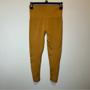 SetActive SculptFlex Cropped Leggings Gold‎ Mustard Small thumbnail 5