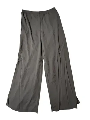 NWT Jaclyn Smith Medium Black Wide Leg Pull On Flowy Elastic Waist Dress Pants thumbnail 1