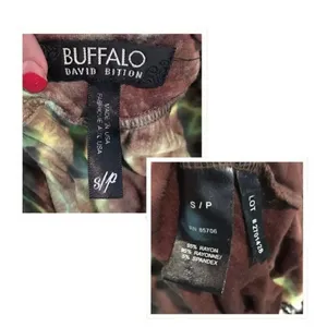 Buffalo David Bitton Tie Dye Maxi Halter Dress Size Small thumbnail 8