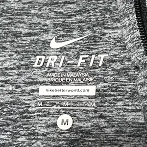 Nike Dri-FIT Pullover Women's Med Gray 1/4 Zip Running Top Thumbholes Athletic thumbnail 4