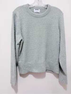 Old Navy Eyelash Shine Sweater Briny Water‎ Large NWT thumbnail 5