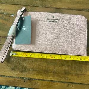 Brand New, Kate Spade Medium Pebbled Wristlet, Tutu Pink thumbnail 2