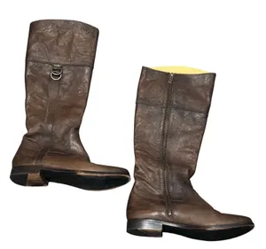 Frye Anna D Ring Brown Leather Knee High Boots - size 9.5M thumbnail 1