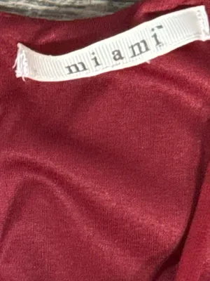 Miami Burgundy Halter Mini Dress Flowy Pleated Sleeveless Party Dress thumbnail 5