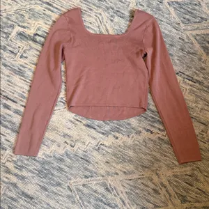 Pink Rose Square-Neck Corset Sweater Top Size Large thumbnail 6
