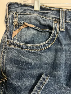 Ariat Straight M5 Men's Blue Jeans thumbnail 2
