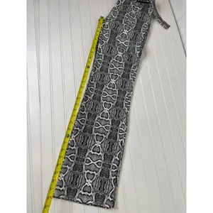I.AM.GIA Shiraz Snake Print Pants Black White High Waisted Belted Womens Size XS thumbnail 8