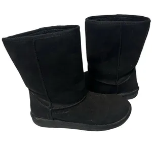 Arizona Jeans Women Black‎ Boots Size 7 Medium Winter Season Minimalistic Neutral Cozy thumbnail 2