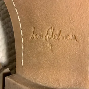 Sam Edelman Taupe Suede Penny Loafers thumbnail 6