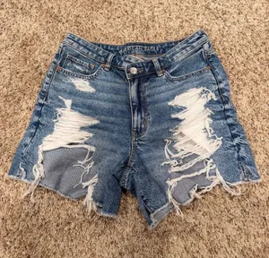 American Eagle Jean Shorts Mom Distressed thumbnail 1