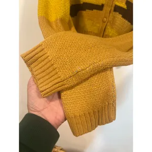 Day Break Y2K Desert Landscape Cropped Cardigan Western Knit S thumbnail 5