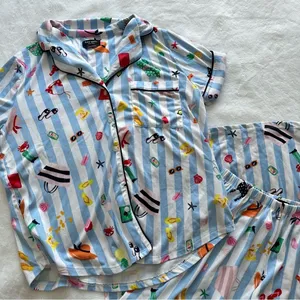 Kate Spade Crop PJ Set Women’s Size Small thumbnail 2