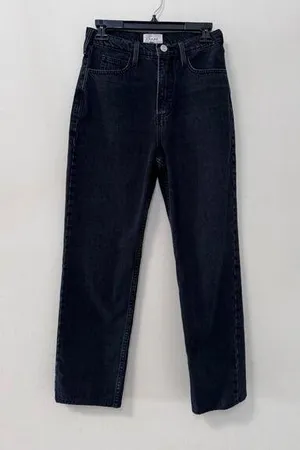 FRAME High’N’Tight Taper high raise Size 25 black jeans thumbnail 1