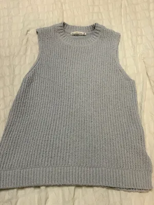 Abercrombie textural crew sweater shell tank thumbnail 1