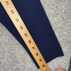 Lauren Ralph Lauren Knit Blazer XL Navy Gold Button Preppy Old Money Equestrian thumbnail 6