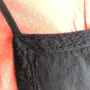 Lulu’s What a Wonderful Day Black Tie-Strap Overall Cotton Jumpsuit thumbnail 8