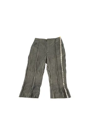Anthropologie Maeve Gingham Capri Pants Women’s 4 High Rise Cropped Stretch thumbnail 7
