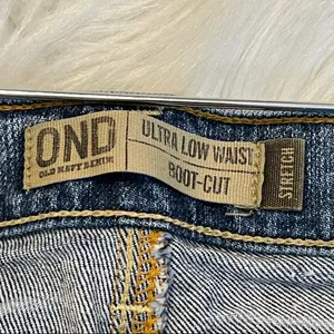 Old Navy Denim Stretch Ultra Low Waist bootcut Jeans Size 14 long thumbnail 7