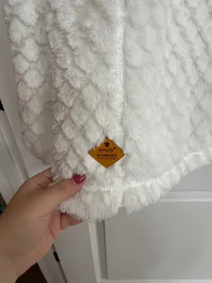 Simply Southern White Plush Sherpa Quarter Zip Pullover Women’s Medium thumbnail 5