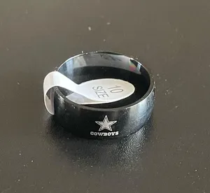 Black arc Dallas cowboys ring thumbnail 3