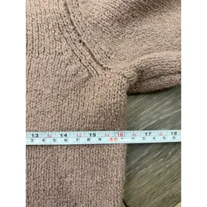 Maeve Anthropologie Knit Sweater Pink Crewneck Pullover Size Small thumbnail 5