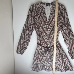 Veronica‎ Beard Georgia Belted Printed Cotton Mousseline Mini Shirt Dress Size 6 thumbnail 10