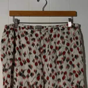 J Crew Soft Shine Pajama Set Womens M Blurry Cherry Print Viscose 2 Piece thumbnail 6