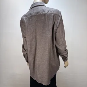 WNU x Free People Boyfriend Button Up Shirt Top Size L 12 Brown Cotton Flannel‎ thumbnail 4