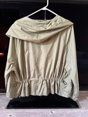 ZARA Olive Green Bomber Lightweight Jackets size M thumbnail 4
