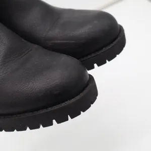 Steve Madden Jody Black Chelsea Lug Sole Block Heel Boots Womens Size 10 thumbnail 6