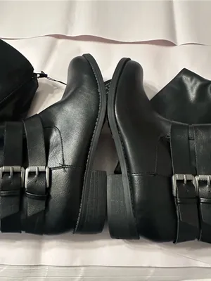 Style & Co Women’s Maliaa Buckled Tall Black Riding Boots - New - Size 7.5 thumbnail 7