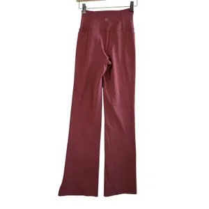 Athleta Transcend Stash Crop Straight Leg Pants XS‎ Womens Berry Rose Mauve Pink thumbnail 2