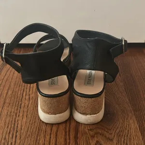 Steve Madden Kirsten platform sandals black Size 9.5 thumbnail 4