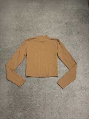 Aritzia Babaton Contour Mockneck Long Sleeve Top Brown Women’s thumbnail 2