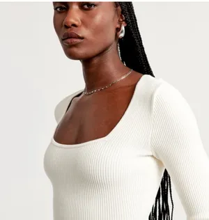 Abercrombie Ivory Ottoman Bodysuit thumbnail 2