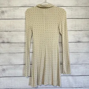 Free People Shayla Mini‎ Dress Long Sleeve Small Geometric Coquette Western Boho thumbnail 5