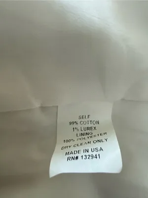 Amanda Uprichard Jojo White Pandora Striped Mini Size XS thumbnail 8