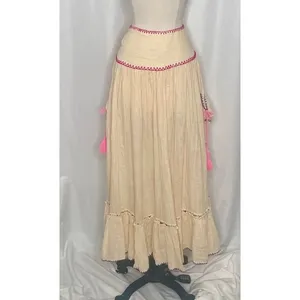 NWT!! FREE‎ PEOPLE Island Time Embroidered Set Skirt Halter Top Gauzy Small thumbnail 10