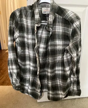 On The Road Green Plaid Flannel Shirt thumbnail 1