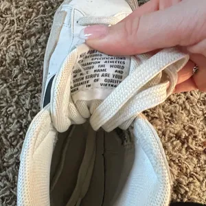 Nike White and Black High-Top Sneakers thumbnail 5