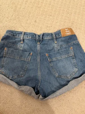 Free People Denim Shorts We The Free Concert thumbnail 5
