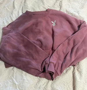 Playboy Cropped Crewneck Sweatshirt thumbnail 1